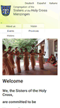 Mobile Screenshot of holycross-menzingen.org